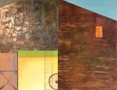 "Stodoła" Akryl na płótnie, 61 x 78 cm